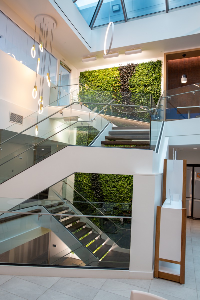 Multi Story Plant Wall, Interior Plantscapes USA